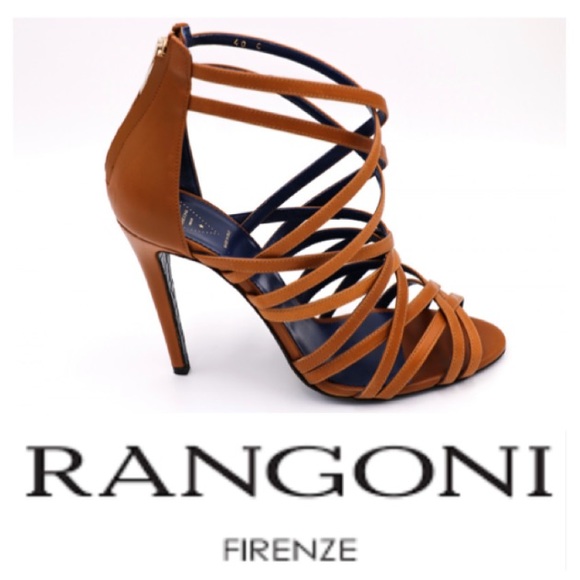 Valentina Rangoni Firenze Shoes - Valentina Rangoni Firenze strappy leather heels (7.5)